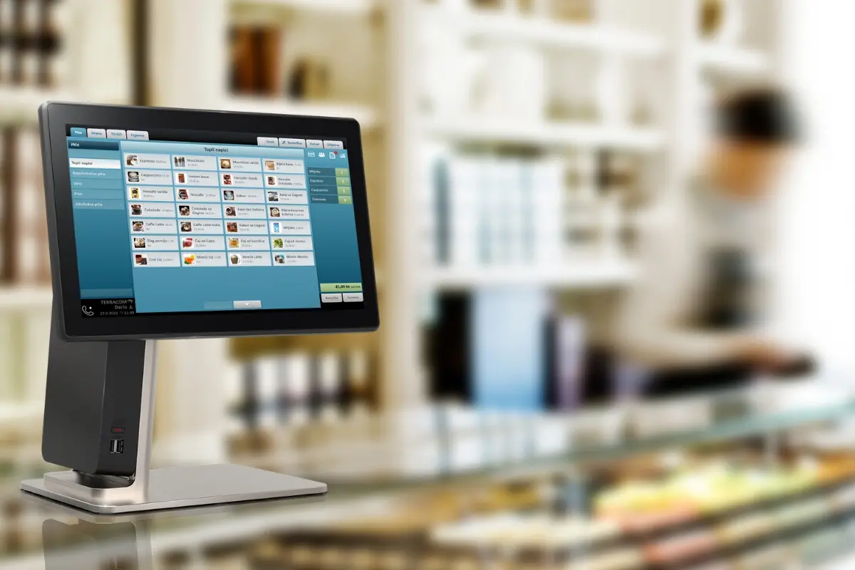 Fiskalna blagajna za slastičarnu POS Sector- pregledan i funkcionalan zaslon